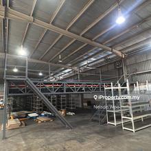 Factory with office for rent at pandamaran klang