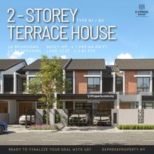 Brand New Double Storey Terrace House at Luak