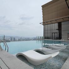High floor. Full KLCC skyline view.
