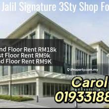 Bukit Jalil Signature Shop 3 storey For Rent 