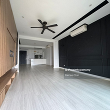 Modern designed corner home facing airy greenery at Desa Parkcity 