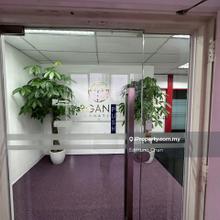 9 floor of fully furnished office Bandar Sunway, big open car park