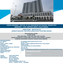 Auction Pangsapuri Eco Bloom ! Below Market Price!!