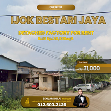Detached Factory Ijok Bestari Jaya for Rent