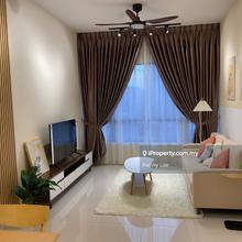Beautiful fully furnished unit near LRT Sri Rampai for rent