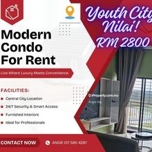 Youth City Nilai Condo 3 bedroom for rent