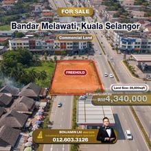 Bandar Melawati, Kuala Selangor Commercial Land For Sale