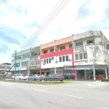 3 Storey Corner Shop at Rubber Road, Satok Kuching 