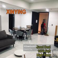 Unit With Basic Furnished ,High Floor, 1076 sqft, Good Deal!!