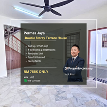 Double Storey Terrace House @ Permas Jaya (Renovated) for Sale !!