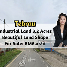 Seelong, Tebrau, Industrial Land, 3.2 Acres, Beautiful Land Shape