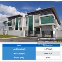 Semi-D factory for Rent