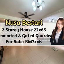 Nusa Bestari, 2 Storey House, Renovated, Gated Guarded, Good Condition