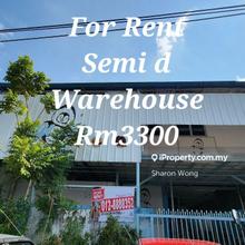 For Rent Semi D Warehouse Kuching