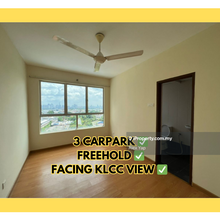 3 Carpark/ Full Loan 100%/ Freehold/ Strata Title/ Facing KLCC View