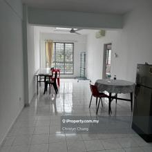 Pangsapuri ria, taman bukit mewah kajang, fully furnished 