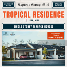 Single Storey Terrace Houses at Tropical Residence, Luak
