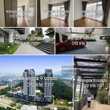 Wangsa 9 Biggest size partly furnished strict security for rent