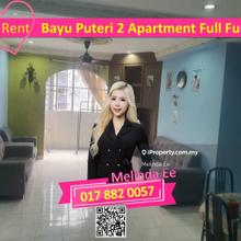 Johor Bahru Bayu Puteri 2 Apartment Fully Furnished 3bed