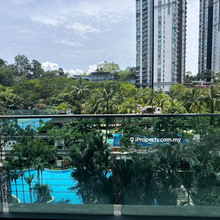 3 parking lots, permanent greenery view, quiet unit