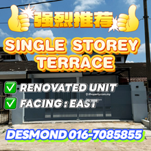 Johor Jaya/ 1 Storey Teres/ 22x70 Intermediate/ Renovated Unblock View