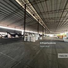 Telok Gong Klang Detached Factory Warehouse with 2 Sty office 800amp
