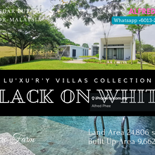 Johor, Iskandar Malaysia, Leisure Farm Luxury Villa Black On White