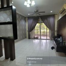 Corner house. With built-in wardrobes and cabinets.