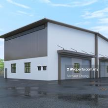 Raub Semi D factory main road 30ft height