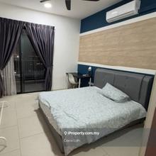 Fully furnished unit covered link to MRT station 
