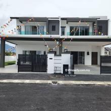 Freehold new Ipoh Klebang double storey terrace house for sale