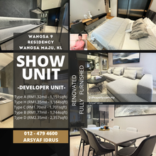 Brand New Show Unit. Developer Unit. Renovated Fully Furnished Unit.
