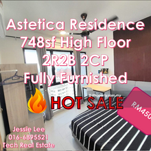 Subsale unit, high floor, fully furnished 433k