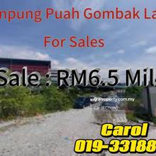 Limited Gombak Commercial Land For  Sales