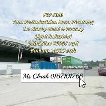 Plentong/Permas/Jalan Sri Wangi/1.5 Storey Semi D Factory/Johor