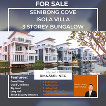 Senibong Cove 3 Storey Canal View