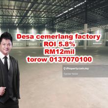 Desa cemerlang factory ROI 5.8 
