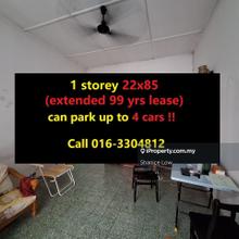 Taman Ehsan 1 sty 22x85 3rooms 2baths 4 parking 99 yrs extended lease 