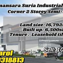 Corner Kota Damansara Suria Industrial Park 2sty Semi D factory