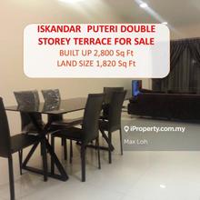Iskandar Puteri, Double Storey Terrace, Bua 2,8k Sqf