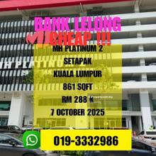 Bank Lelong Mh Platinum 2 Residensi Merdu Setapak Kuala Lumpur