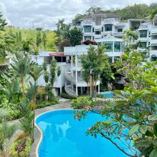 Bright and Spacious Home with View of Pool and Greenery