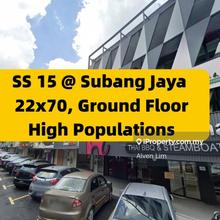 Ss15, Inner road, 22x70, high populations