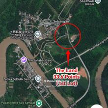 33.6 Points Land (1st Lot) at Sebangan, Kuching 