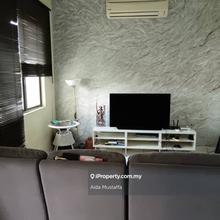 Nicely renovated high floor duplex unit in Balinese-themed condo