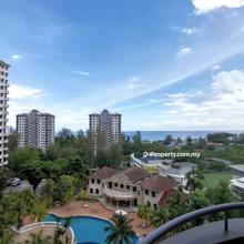 Low floor, renovated & furnished, sea view & swimming pool view!