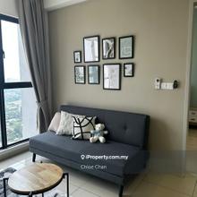 Trion @ KL 700sqft 2 R 1 B Near MRT Fully Furnished Unit For Rent