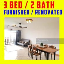 Renovated , furnished , 3 bed 2 bath