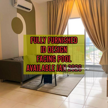 Fully Furnished / ID Design / Pool View / Available Jan 2026