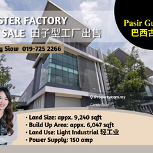 Pasir Gudang bua 6k 150 amp Cluster Factory